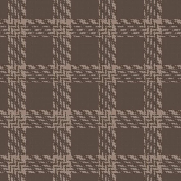 Gris Glen Plaid Motif Sans Couture Texturé Adapté Aux Textiles — Image vectorielle