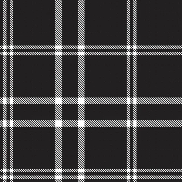 Bianco Nero Glen Plaid Strutturato Senza Cuciture Modello Adatto Tessuti — Vettoriale Stock