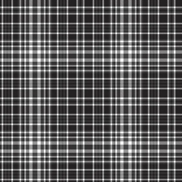 Modèle Sans Couture Texturé Glen Plaid Noir Blanc Adapté Aux — Image vectorielle