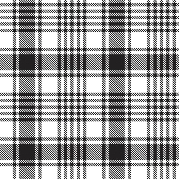 Black and White Glen Plaid textured seamless pattern suitable for fashion textiles and graphics