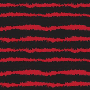 Moda baskıları, ev eşyaları, grafikler, arka planlar için kırmızı fırça desenli kürk deseni tasarımı