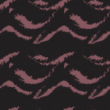 Moda baskıları, ev eşyaları, grafikler, arka planlar için kırmızı fırça desenli kürk deseni tasarımı