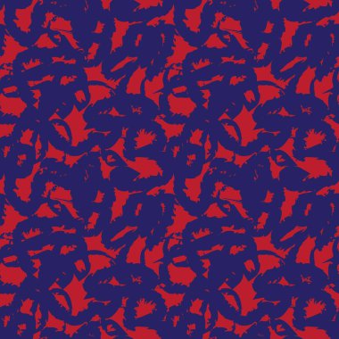 Moda baskıları, ev eşyaları, grafikler, arka planlar için Kızıl Donanma fırça desenli kürk deseni tasarımı