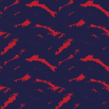 Moda baskıları, ev eşyaları, grafikler, arka planlar için Kızıl Donanma fırça desenli kürk deseni tasarımı