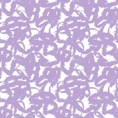 Moda baskıları, ev eşyaları, grafikler, arka planlar için mor fırça desenli kürk deseni tasarımı