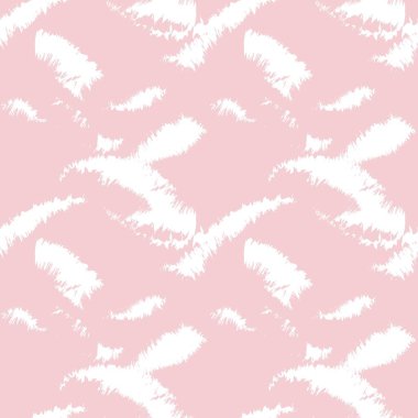 Moda baskıları, ev eşyaları, grafikler, arka planlar için pembe fırça desenli kürk deseni tasarımı