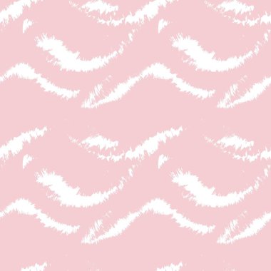 Moda baskıları, ev eşyaları, grafikler, arka planlar için pembe fırça desenli kürk deseni tasarımı