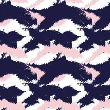 Moda baskıları, ev eşyaları, grafikler, arka planlar için pembe fırça desenli kürk deseni tasarımı