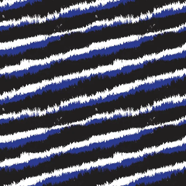 Modèle Motif Fourrure Coup Pinceau Bleu Pour Les Impressions Mode — Image vectorielle