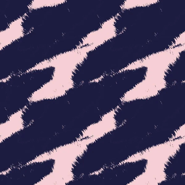 Pink Navy Brush Stroke Päls Mönster Design För Mode Tryck — Stock vektor