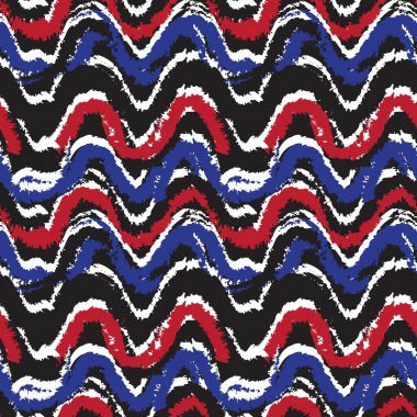 Moda baskıları, ev eşyaları, grafikler, arka planlar için kırmızı fırça desenli kürk deseni tasarımı