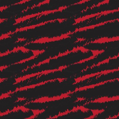 Moda baskıları, ev eşyaları, grafikler, arka planlar için kırmızı fırça desenli kürk deseni tasarımı