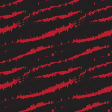 Moda baskıları, ev eşyaları, grafikler, arka planlar için kırmızı fırça desenli kürk deseni tasarımı