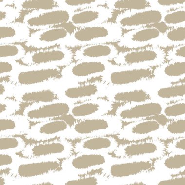 Moda baskıları, ev eşyaları, grafikler, arka planlar için kahverengi fırça desenli kürk deseni tasarımı