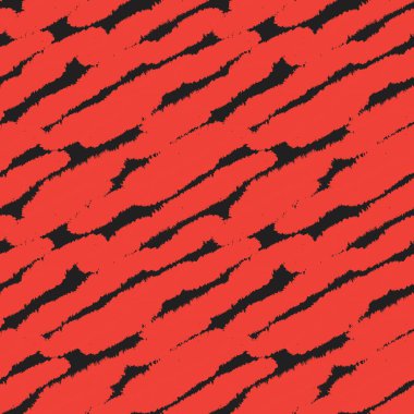 Moda baskıları, ev eşyaları, grafikler, arka planlar için turuncu fırça desenli kürk deseni tasarımı