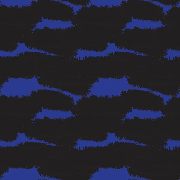 Синій Пензлик Дизайн Візерунка Хутра Модних Принтів Посуду Графіки Фону — стоковий вектор