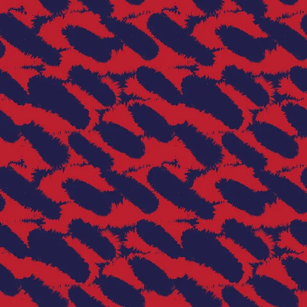 Red Navy Brush Stroke Дизайн Візерунка Модних Відбитків Домашнього Програмного — стоковий вектор