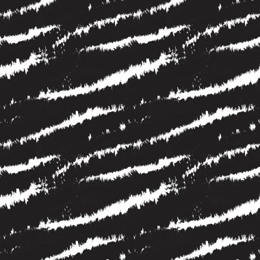 Moda baskıları, ev eşyaları, grafikler, arka planlar için siyah ve beyaz fırça desenli kürk deseni