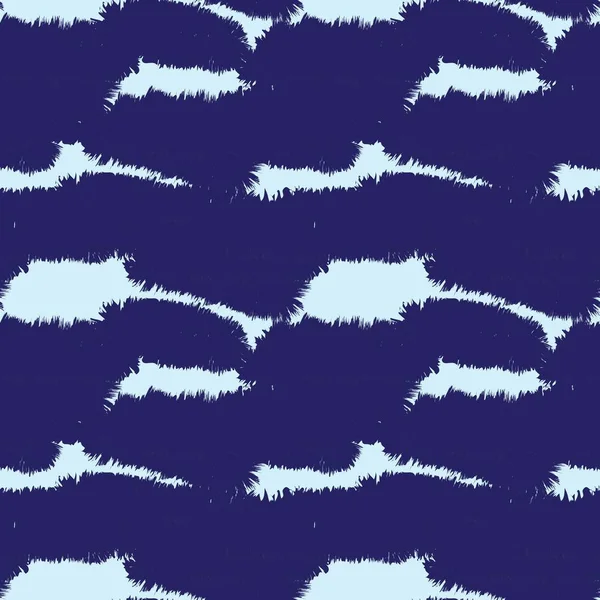 Conception Motif Fourrure Coup Pinceau Bleu Ciel Pour Les Impressions — Image vectorielle
