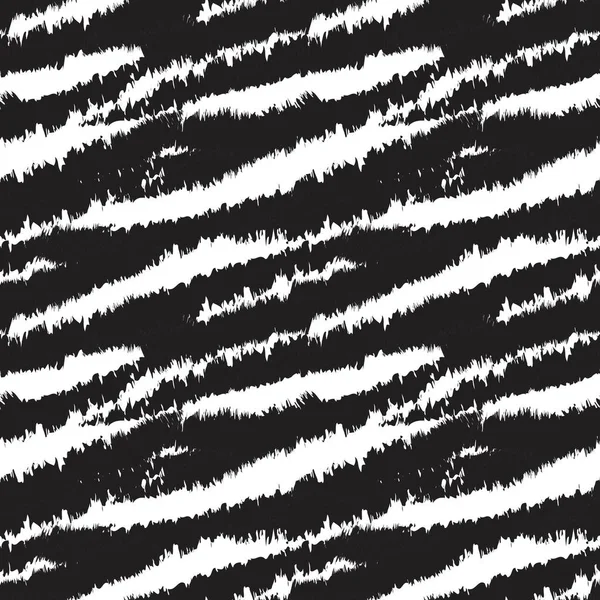 Schwarz Weiß Pinselstrich Pelzmuster Design Für Modedrucke Heimtextilien Grafiken Hintergründe — Stockvektor