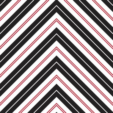 Moda tekstil ve grafikleri için uygun kırmızı Chevron köşegen çizgili dikişsiz arkaplan