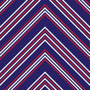 Moda tekstili ve grafikleri için uygun kırmızı ve mavi köşegen çizgili, dikişsiz arkaplan