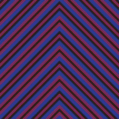 Moda tekstili ve grafikleri için uygun kırmızı ve mavi köşegen çizgili, dikişsiz arkaplan