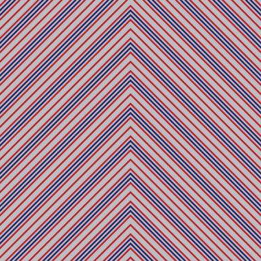 Moda tekstili ve grafikleri için uygun kırmızı ve mavi köşegen çizgili, dikişsiz arkaplan