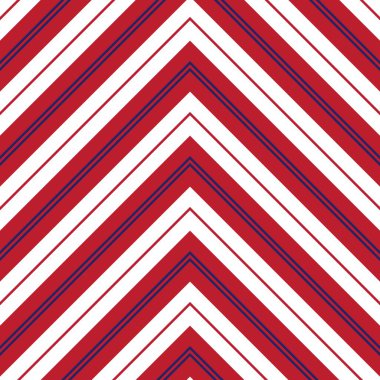 Moda tekstili ve grafikleri için uygun kırmızı ve mavi köşegen çizgili, dikişsiz arkaplan