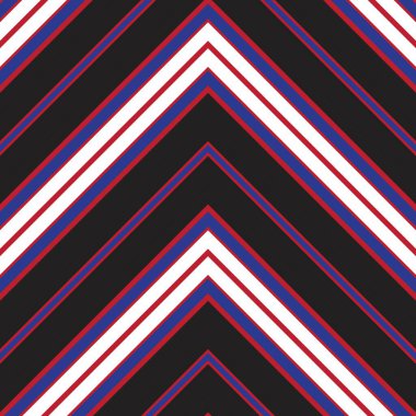 Moda tekstili ve grafikleri için uygun kırmızı ve mavi köşegen çizgili, dikişsiz arkaplan