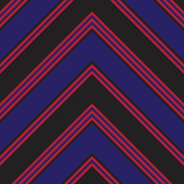 Moda tekstili ve grafikleri için uygun kırmızı ve mavi köşegen çizgili, dikişsiz arkaplan