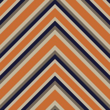 Moda tekstil ve grafikleri için uygun turuncu sembol çizgili dikişsiz arkaplan