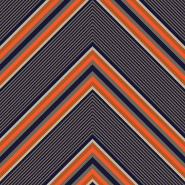 Moda tekstil ve grafikleri için uygun turuncu sembol çizgili dikişsiz arkaplan