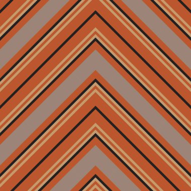 Moda tekstil ve grafikleri için uygun turuncu sembol çizgili dikişsiz arkaplan