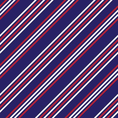 Moda tekstili ve grafikleri için uygun kırmızı ve mavi köşegen çizgili dikişsiz arkaplan