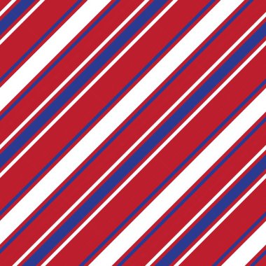 Moda tekstili ve grafikleri için uygun kırmızı ve mavi köşegen çizgili dikişsiz arkaplan