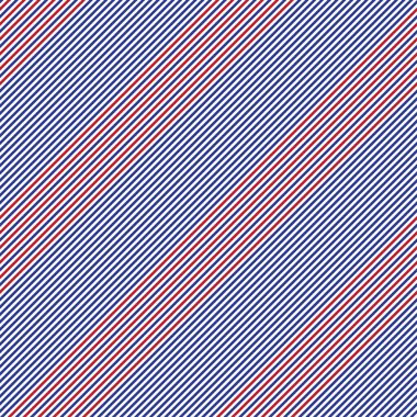 Moda tekstili ve grafikleri için uygun kırmızı ve mavi köşegen çizgili dikişsiz arkaplan