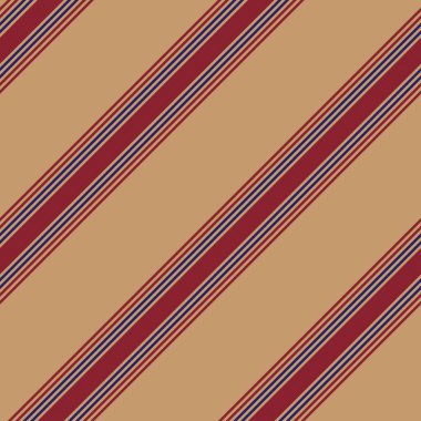 Moda tekstili ve grafikleri için uygun kırmızı ve mavi köşegen çizgili dikişsiz arkaplan