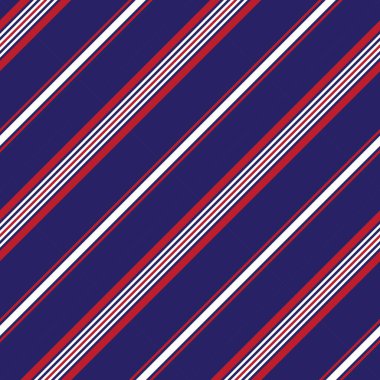 Moda tekstili ve grafikleri için uygun kırmızı ve mavi köşegen çizgili dikişsiz arkaplan