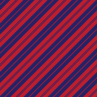 Moda tekstili ve grafikleri için uygun kırmızı ve mavi köşegen çizgili dikişsiz arkaplan