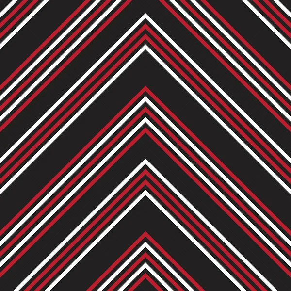 Red Chevron Diagonal Striped Seamless Pattern Background Suitable Fashion Textiles — Stock Vector