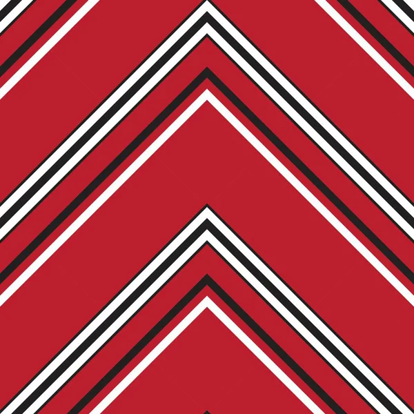 Red Chevron Diagonal Striped Seamless Pattern Background Suitable Fashion Textiles — Stock Vector