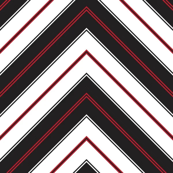 Rosso Chevron Diagonale Strisce Senza Cuciture Modello Sfondo Adatto Tessuti — Vettoriale Stock