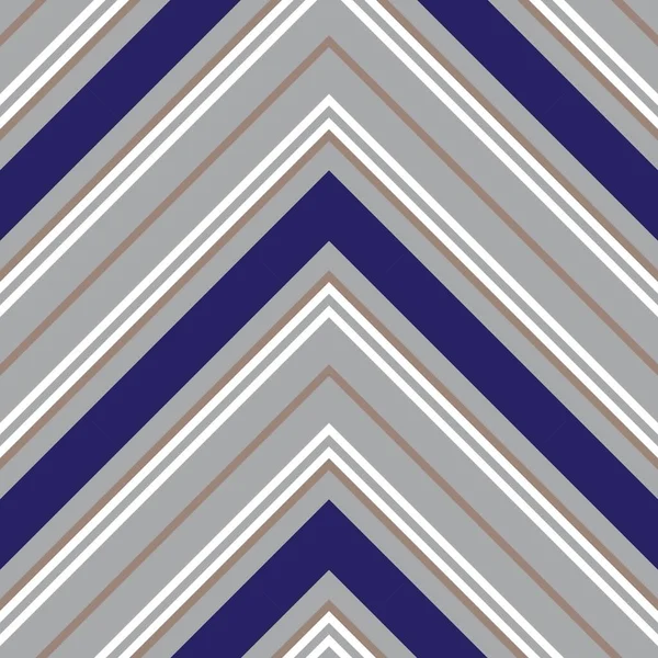 Bleu Chevron Diagonale Rayé Fond Motif Sans Couture Adapté Pour — Image vectorielle