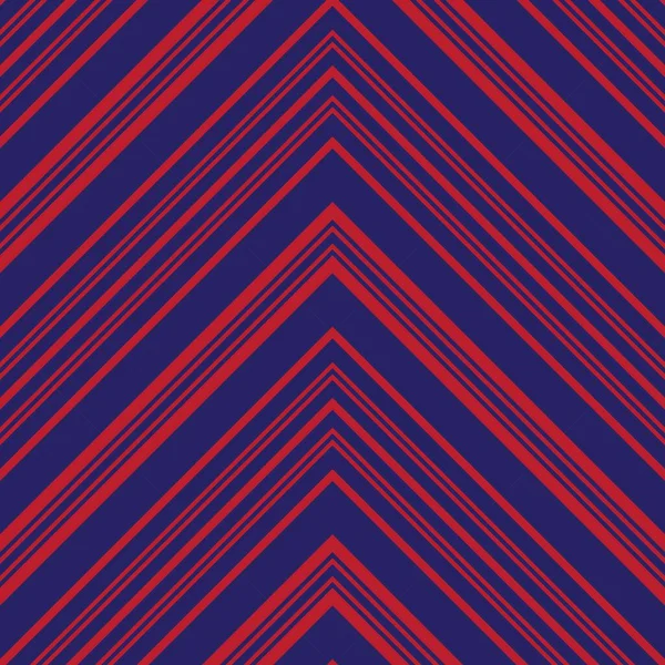 Vermelho Azul Chevron Diagonal Listrado Sem Costura Fundo Padrão Adequado —  Vetores de Stock