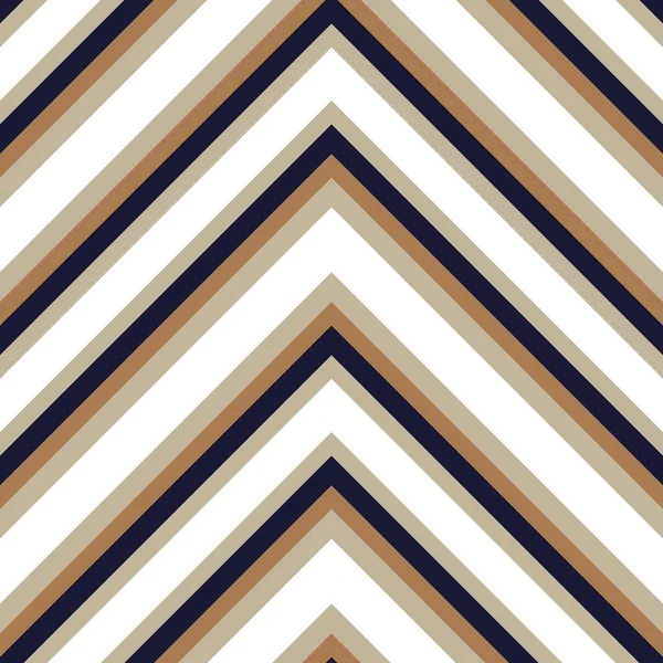 Brown Taupe Chevron Diagonale Righe Senza Cuciture Modello Sfondo Adatto — Vettoriale Stock