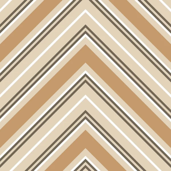 Bruine Taupe Chevron Diagonaal Gestreepte Naadloze Patroon Achtergrond Geschikt Voor — Stockvector