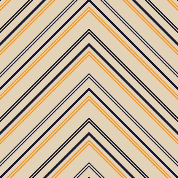 Orange Chevron Diagonal Striped Seamless Pattern Background Suitable Fashion Textiles — Stock Vector