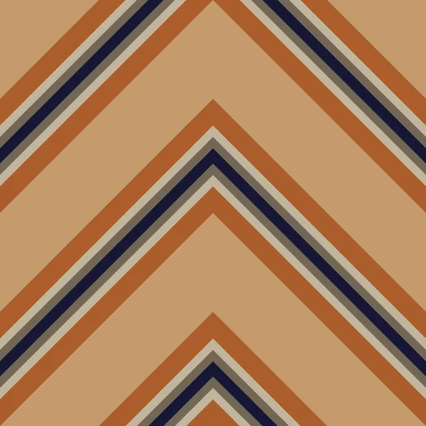 Orange Chevron Диагональ Полосатый Бесшовный Фон Узор Подходит Моды Текстиля — стоковый вектор