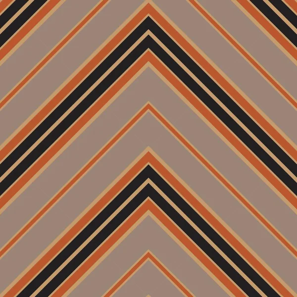 Orange Chevron Диагональ Полосатый Бесшовный Фон Узор Подходит Моды Текстиля — стоковый вектор